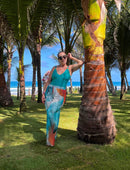 Calça Pantalona Fluída Tule Isla