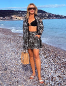 Biquíni Textura Cannes Detalhes Ouro Martelado