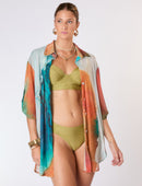 Biquíni Classic Premium Metal Ouro Martelado Pistache