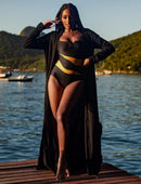 Maiô Body Modelador Aro V Creta