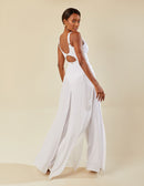 Calça Sobreposta Cós Renda