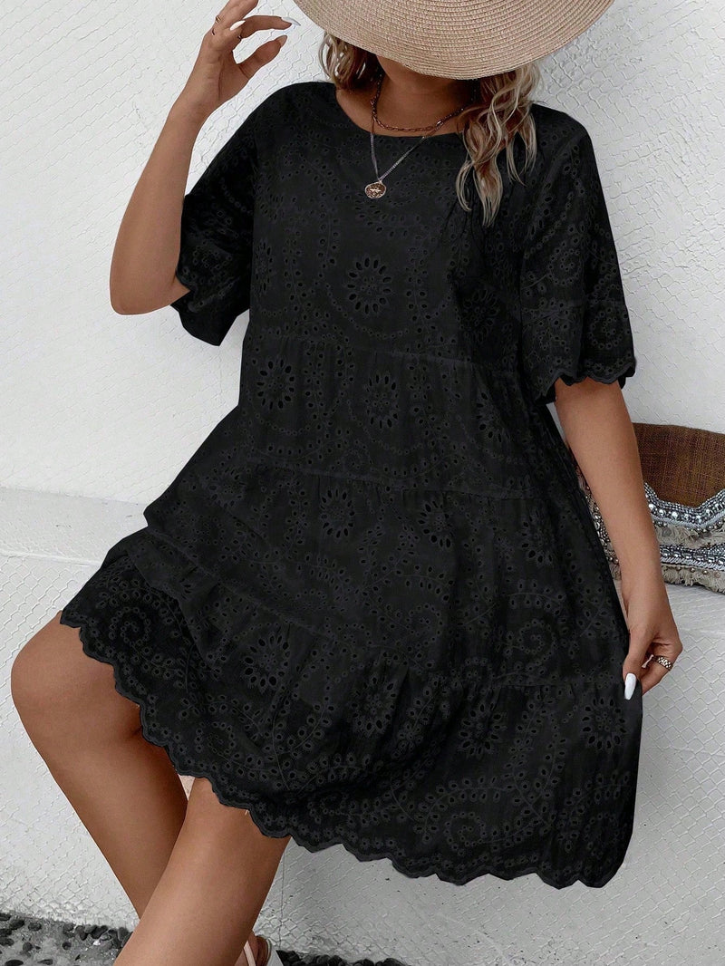 Vestido Feminino Bordado Britany Plus Size