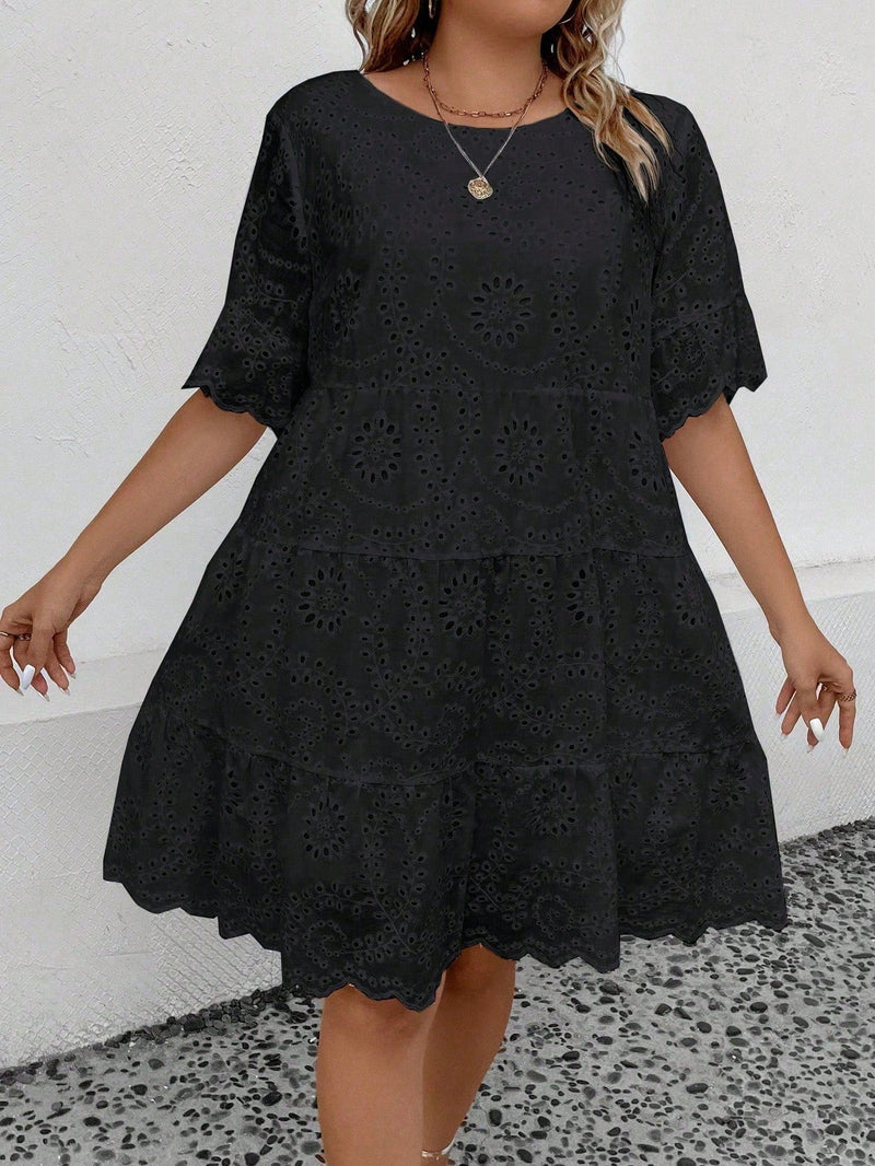 Vestido Feminino Bordado Britany Plus Size