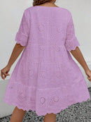 Vestido Feminino Bordado Britany Plus Size