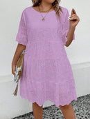 Vestido Feminino Bordado Britany Plus Size