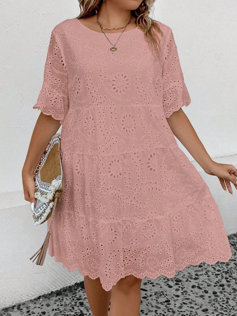 Vestido Feminino Bordado Britany Plus Size