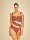 Maiô Modelador Decote Aro V Nature