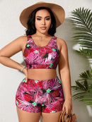 Shortkini Feminino Hannah Plus Size
